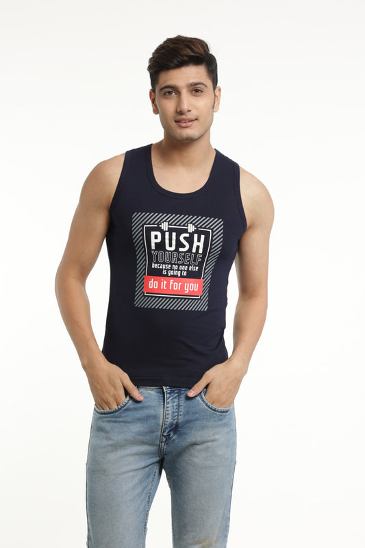 Men's Printed Gym Vest