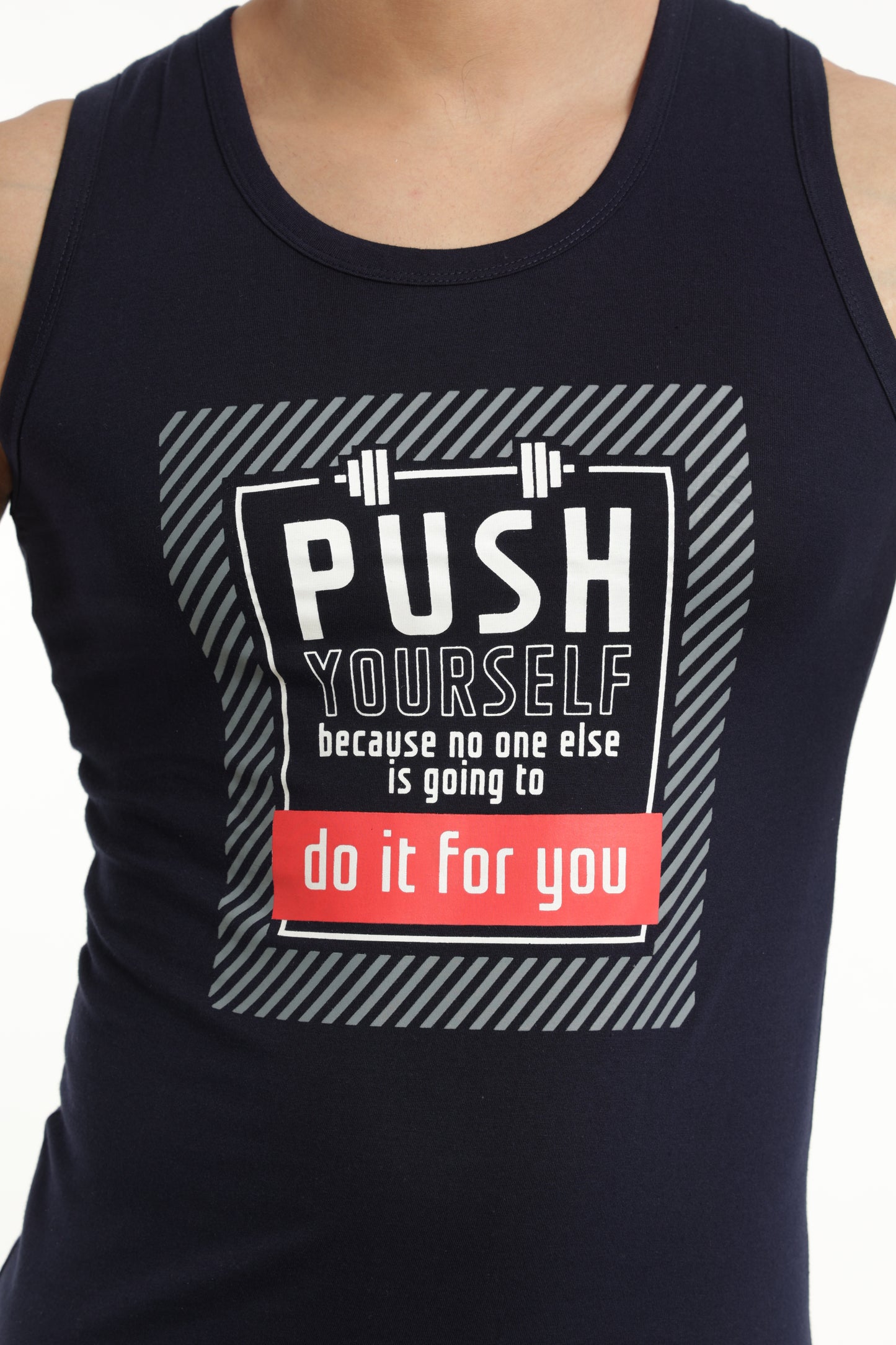 Men's Printed Gym Vest