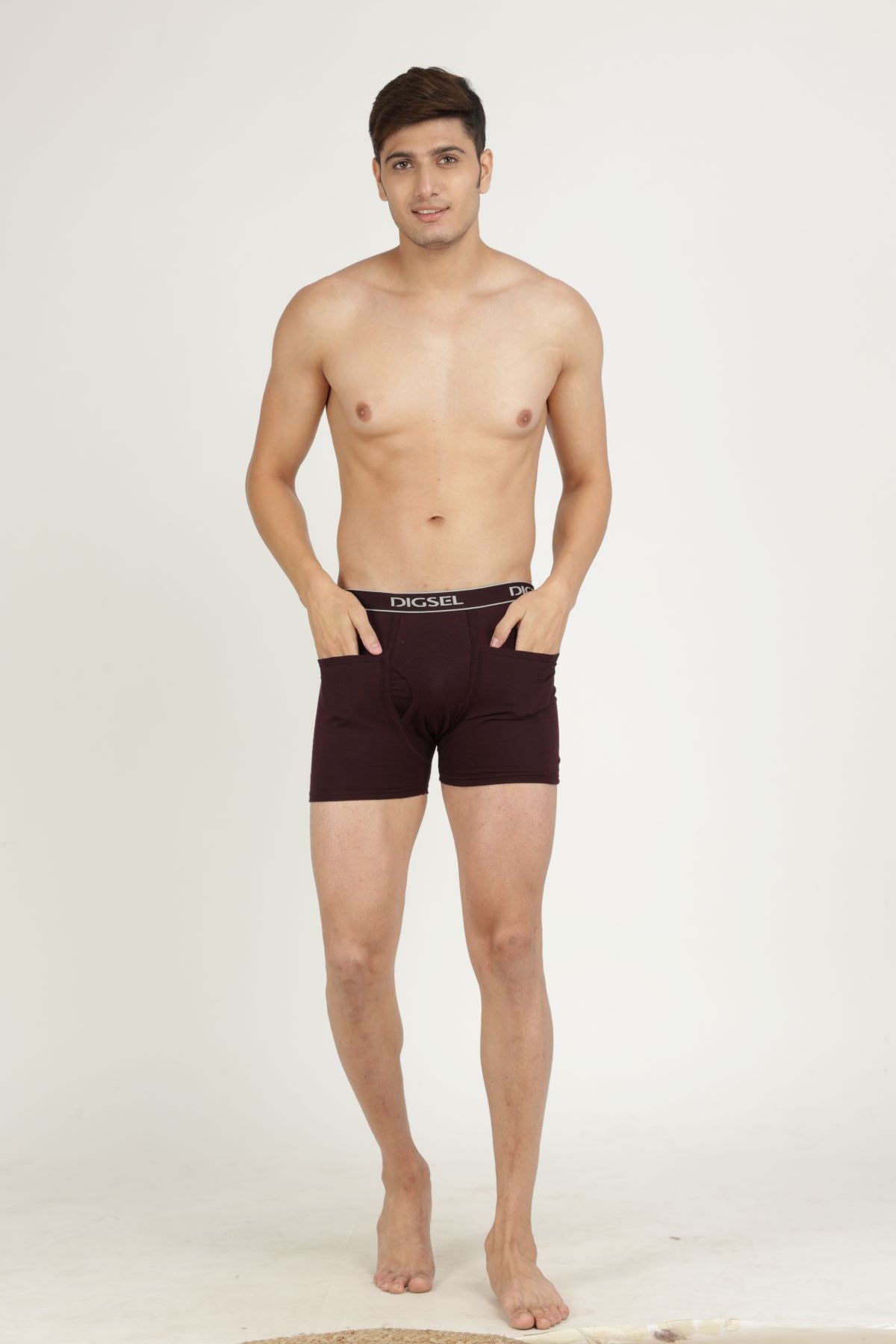 Digsel Men Bravo Pocket Cotton Trunks