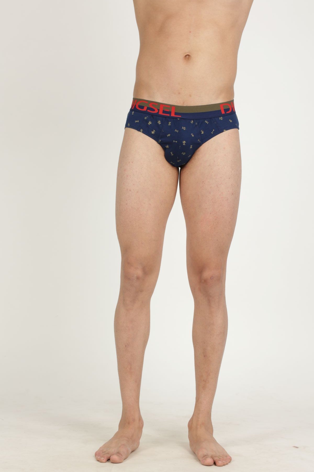 Digsel Men Printed Lycra Cotton Briefs