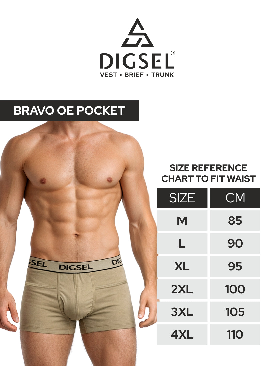 Men 100% Cotton Pocket long Trunks Pack of 5 Combo_4