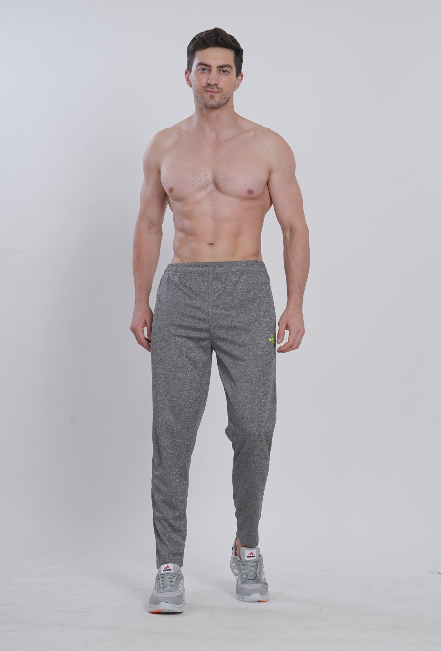 D Melange Polyester Tracks For Men