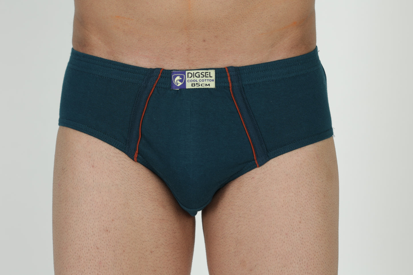 Men Info Inner Elastic Cotton Briefs