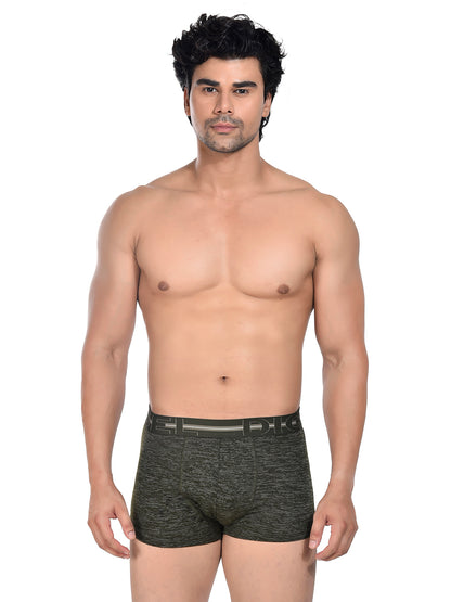 Men 100% Cotton Anti Ball Crushing Boxer Brief Green JAWA