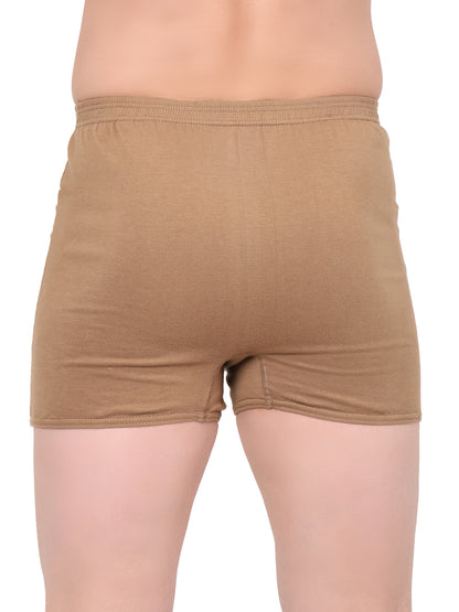 Men 100% Cotton Inner Elastic Pocket Trunk Sandel Brother IE Pack of 2