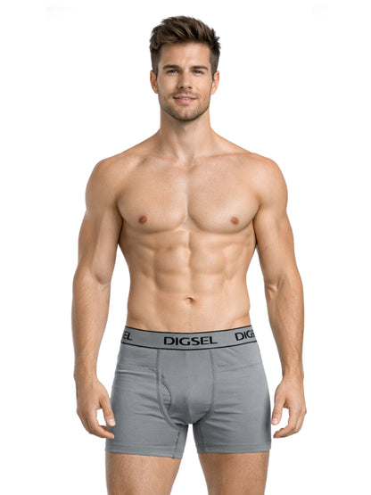 Men 100% Cotton Assorted colour Pocket long Trunks Pack of 5