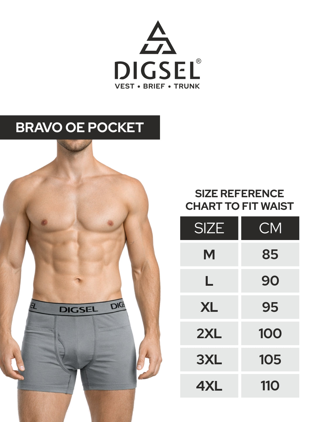 Men 100% Cotton Assorted colour Pocket long Trunks Pack of 5