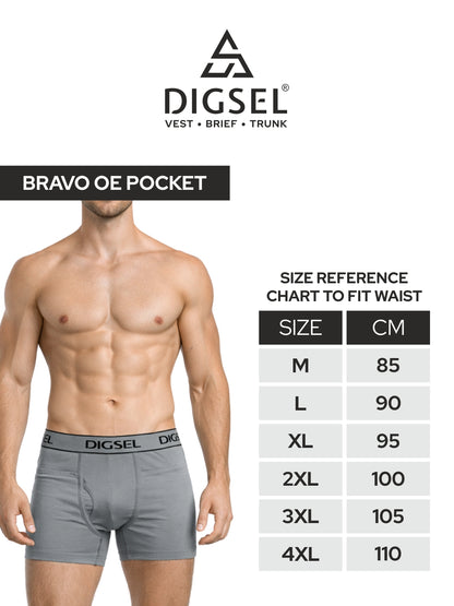 Men 100% Cotton Pocket long Trunks Pack of 5 Combo_3