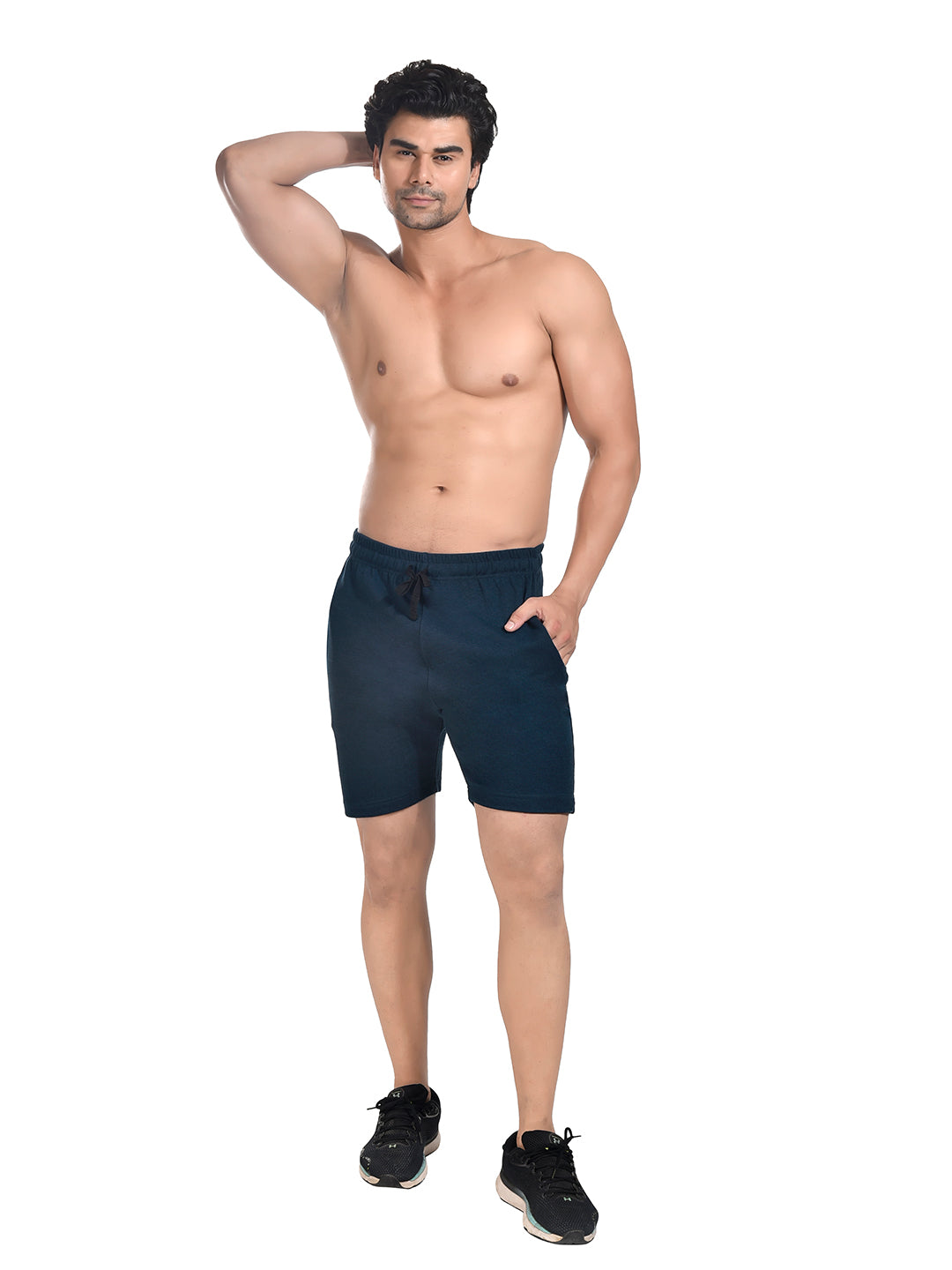 Men 100% Cotton Matty Shorts Navy