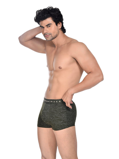 Men 100% Cotton Anti Ball Crushing Boxer Brief Green JAWA