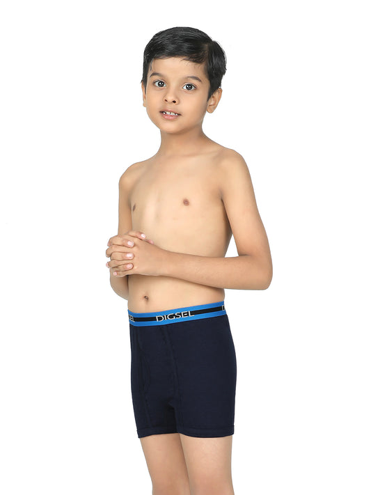 Digsel Boys Combed Cotton Assorted Color Trunks Pack of 4