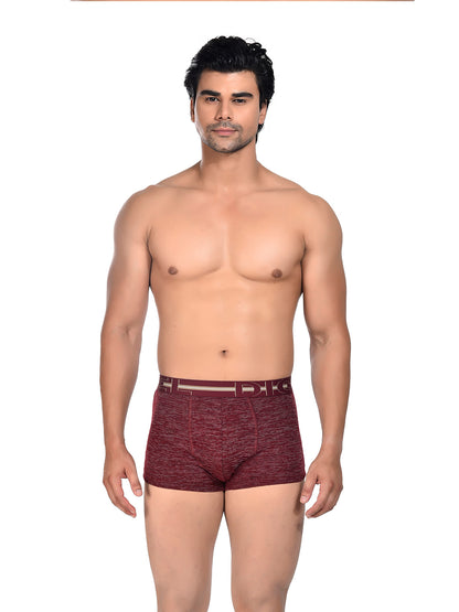 Men 100% Cotton Anti Ball Crushing Boxer Brief Cherry Red JAWA