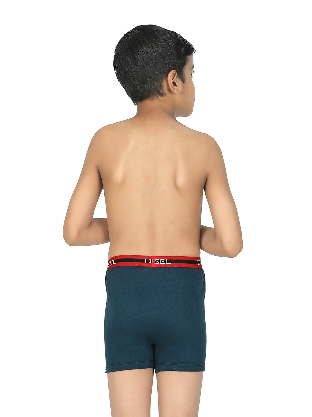 Digsel Boys Combed Cotton Assorted Color Trunks Pack of 4