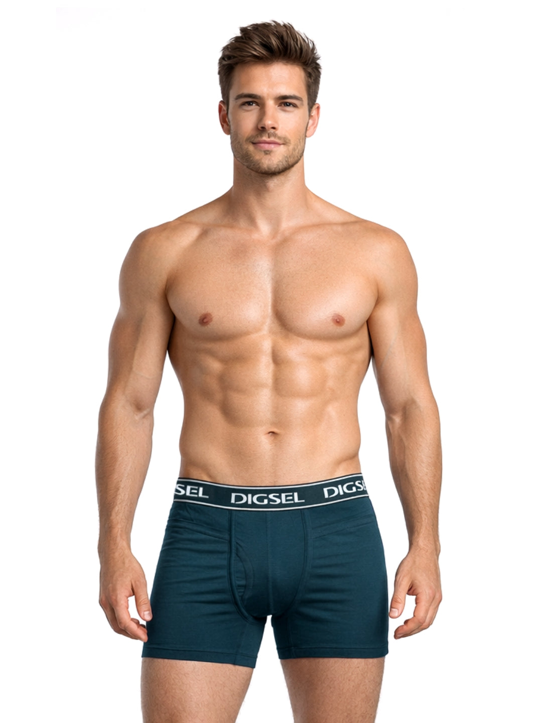 Men 100% Cotton Assorted colour Pocket long Trunks Pack of 5