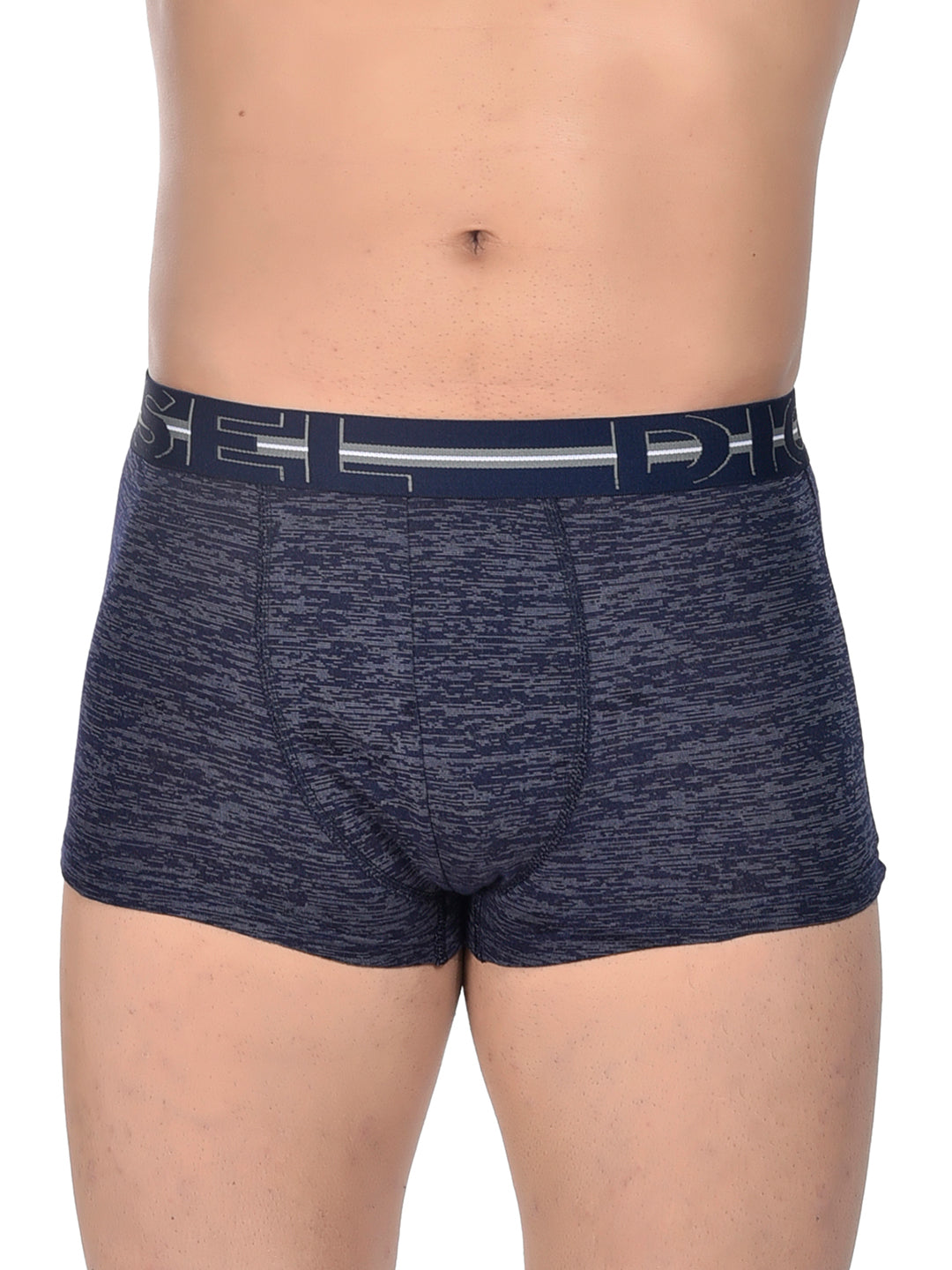Men 100% Cotton Anti Ball Crushing Boxer Brief Navy JAWA