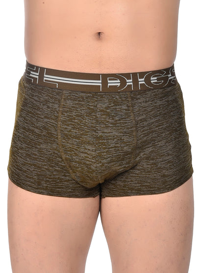 Men 100% Cotton Anti Ball Crushing Boxer Brief Brown JAWA