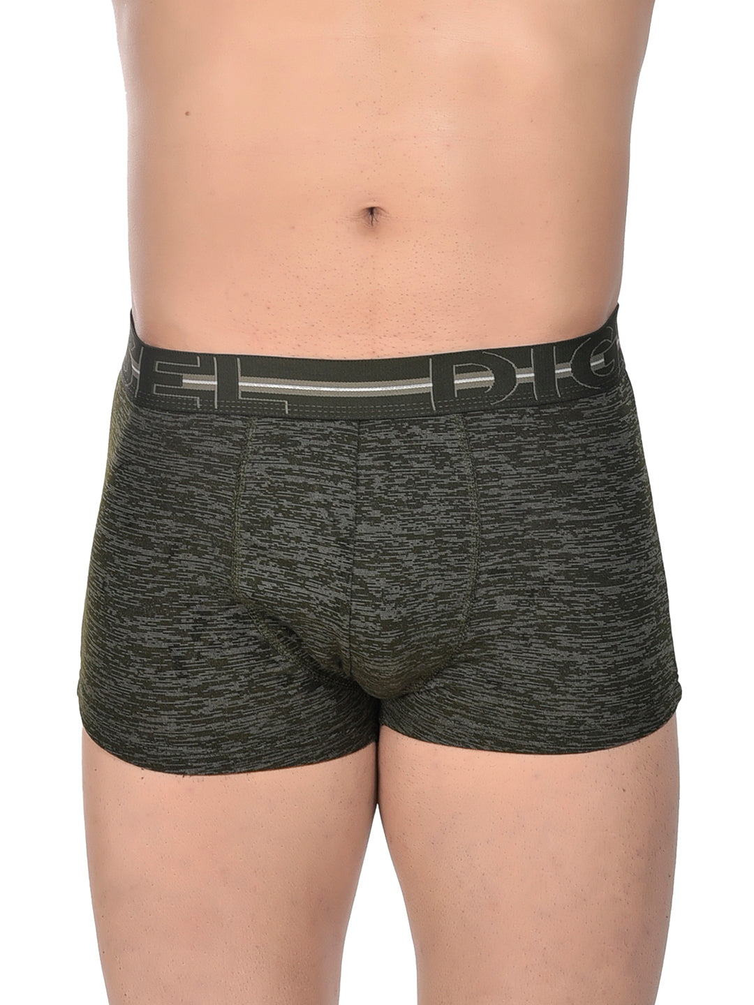 Men 100% Cotton Anti Ball Crushing Boxer Brief Green JAWA