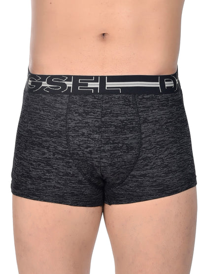 Men 100% Cotton Anti Ball Crushing Boxer Brief Black JAWA