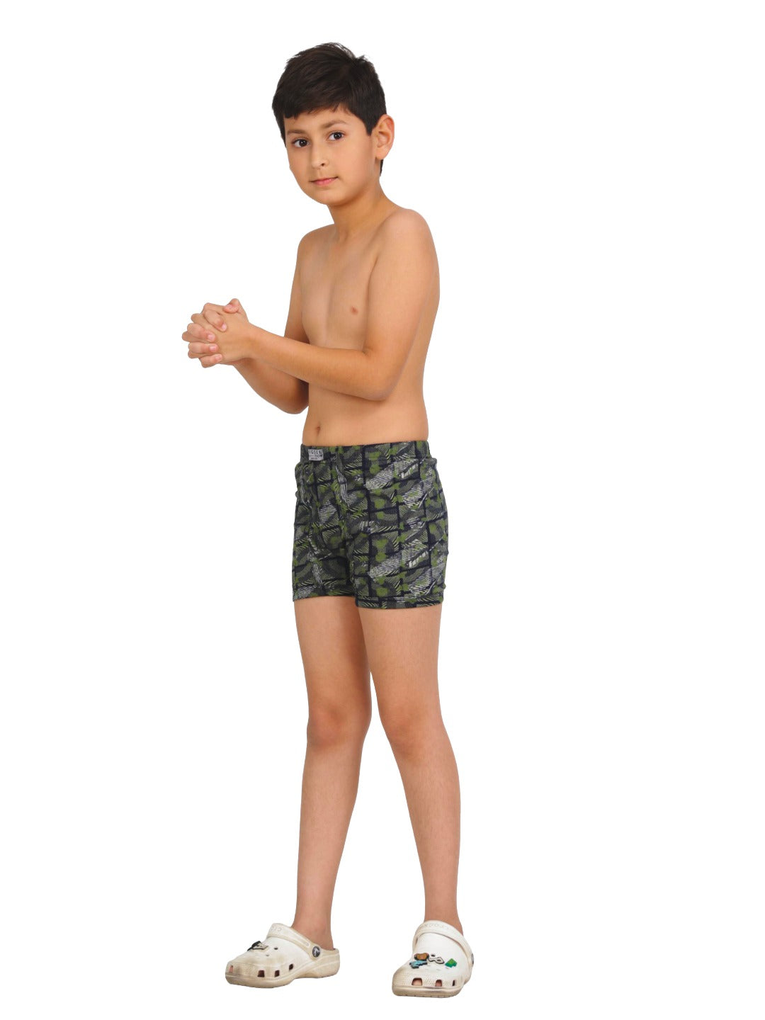 Digsel Boys Combed Cotton Assorted Color  Printed Trunks Pack of 4