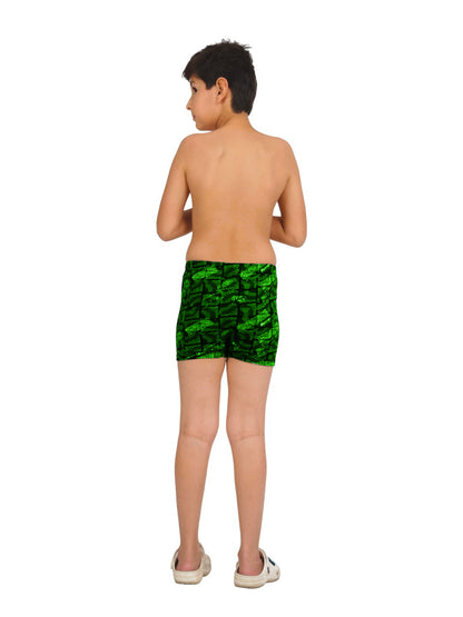 Digsel Boys Combed Cotton Assorted Color  Printed Trunks Pack of 4
