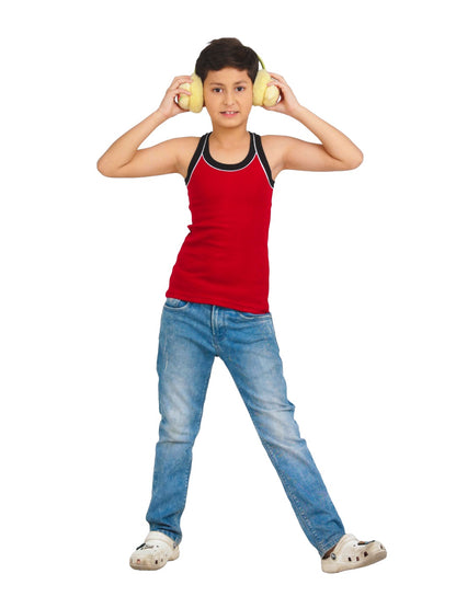 Digsel Kids Master Assorted color GYM Vest pack of 3